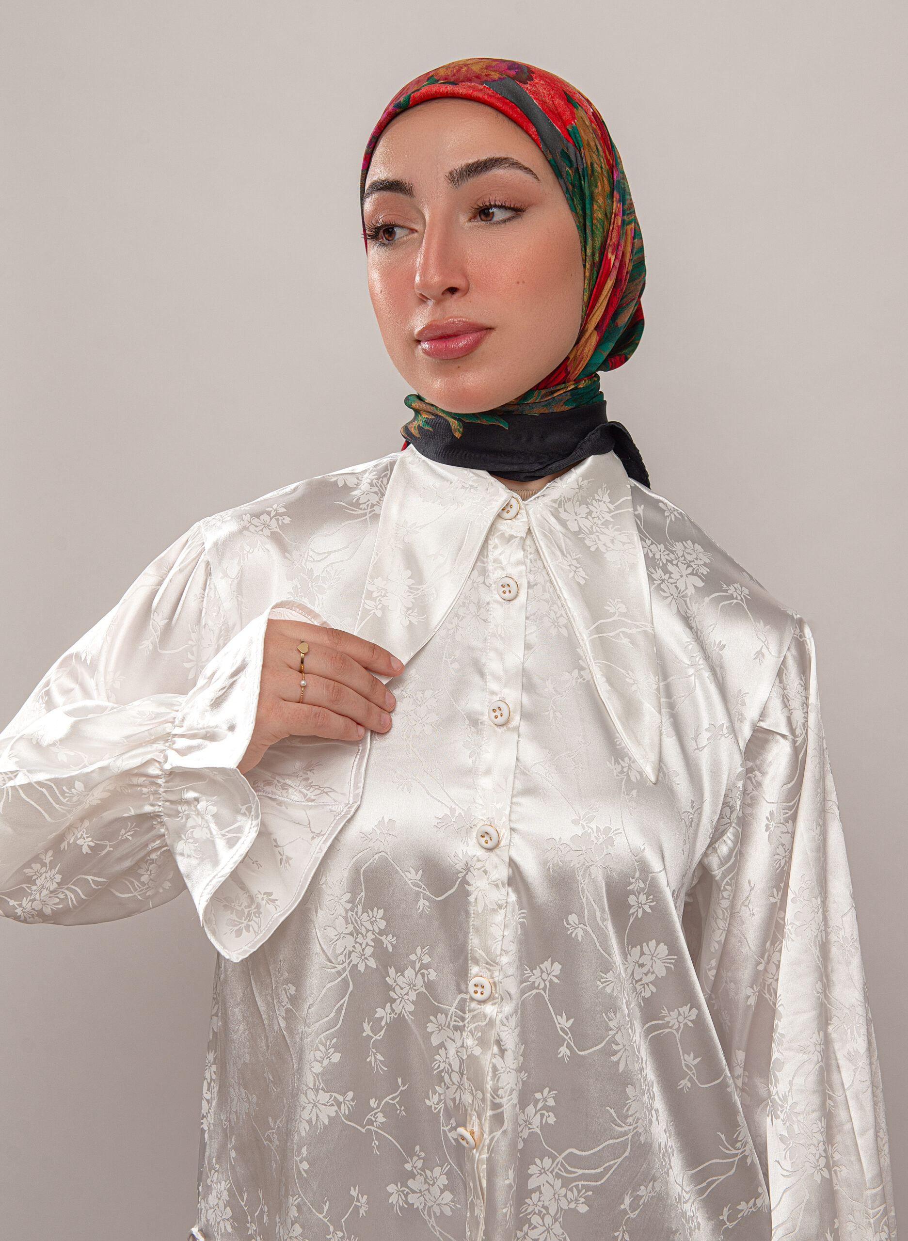 Victorian Satin Shirt - Image 4